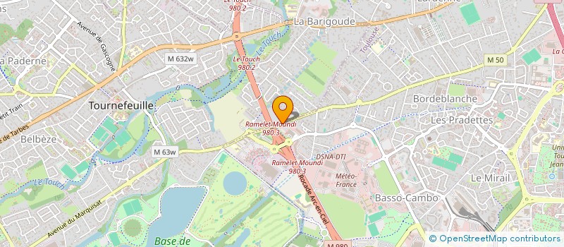 localisation de l'entreprise RT à TOULOUSE