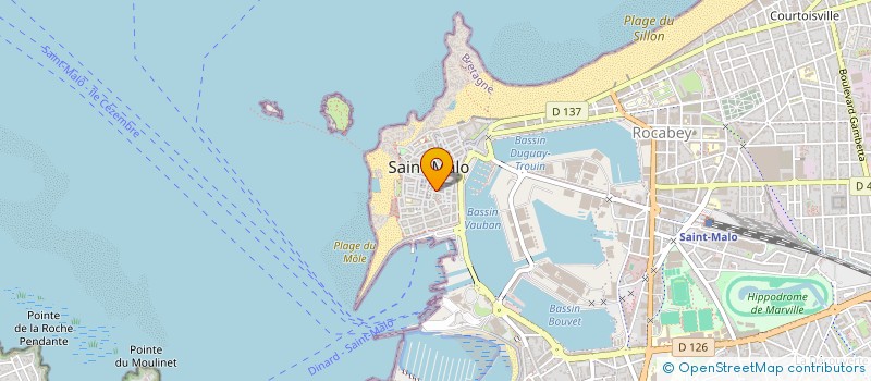 localisation de l'entreprise RT à SAINT-MALO