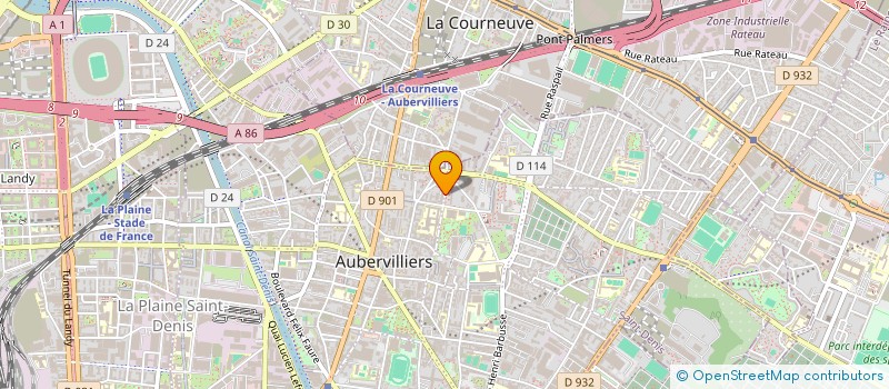 localisation de l'entreprise RT AFRICAN EXOTIQUE à AUBERVILLIERS