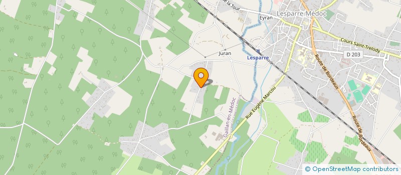 localisation de l'entreprise RT-BAT  GAILLAN-EN-MEDOC