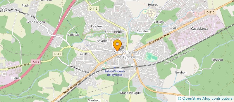 localisation de l'entreprise RT BAT  SAINT-VINCENT-DE-TYROSSE