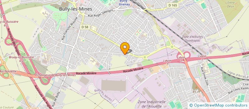 localisation de l'entreprise RT BATIMENT SECURITE à LIEVIN