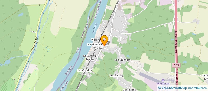 localisation de l'entreprise RT BRICOLAGE à COSNE COURS SUR LOIRE