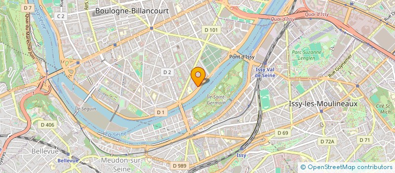localisation de l'entreprise RT CARS à BOULOGNE-BILLANCOURT