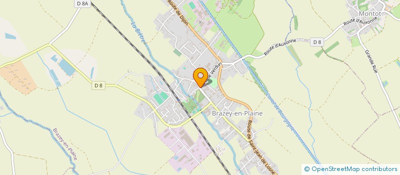 localisation de l'entreprise @RT&CO'BOUGE'B  BRAZEY-EN-PLAINE