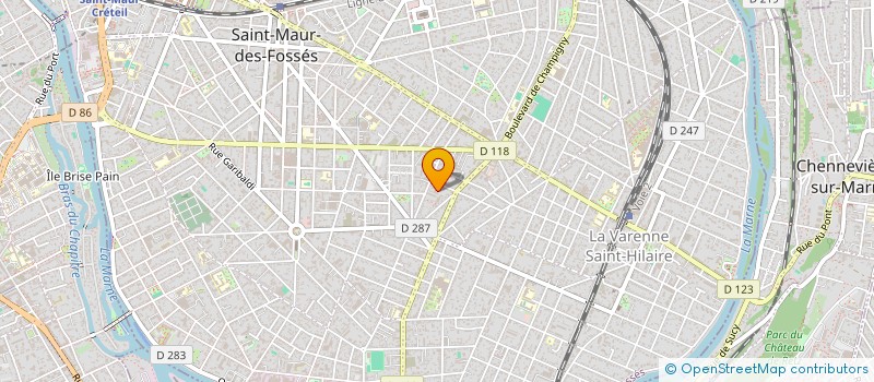 localisation de l'entreprise RT CONSEIL à SAINT-MAUR-DES-FOSSES