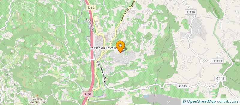 localisation de l'entreprise RT CONSTRUCTION à LE CASTELLET