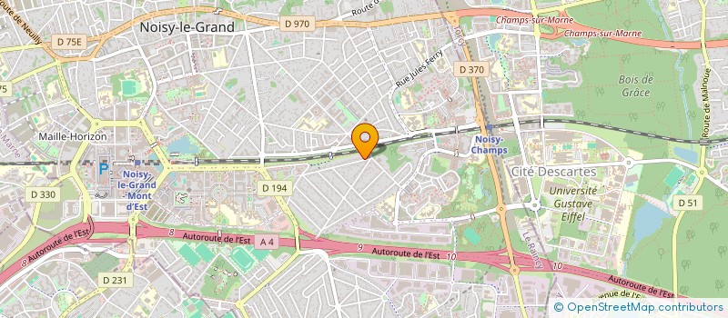 localisation de l'entreprise RT CONSULT à NOISY-LE-GRAND