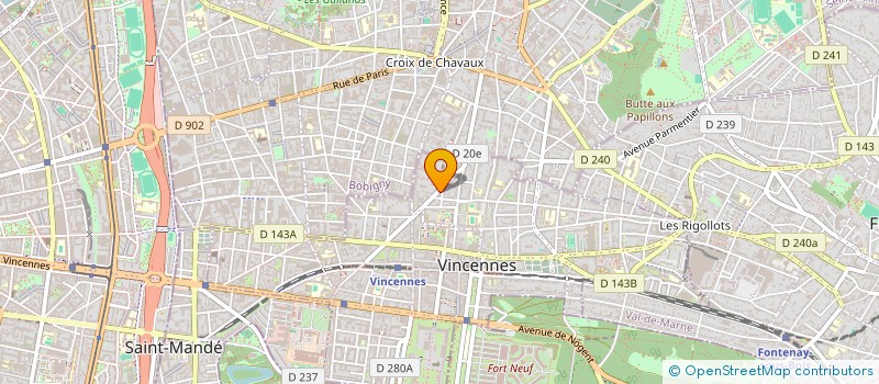 localisation de l'entreprise RT CONSULTING ET COMMUNICATION à VINCENNES