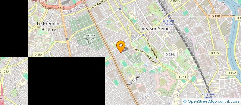 localisation de l'entreprise RT DESTOCKAGE  IVRY-SUR-SEINE