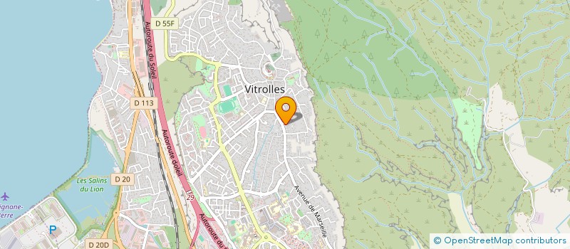 localisation de l'entreprise RT ELEC à VITROLLES