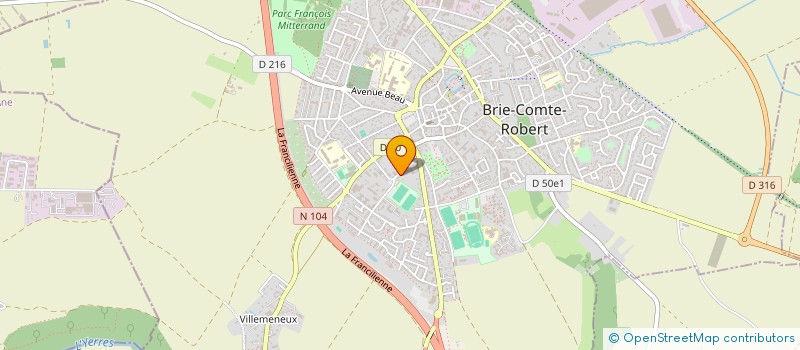 localisation de l'entreprise RT ELEC à BRIE-COMTE-ROBERT