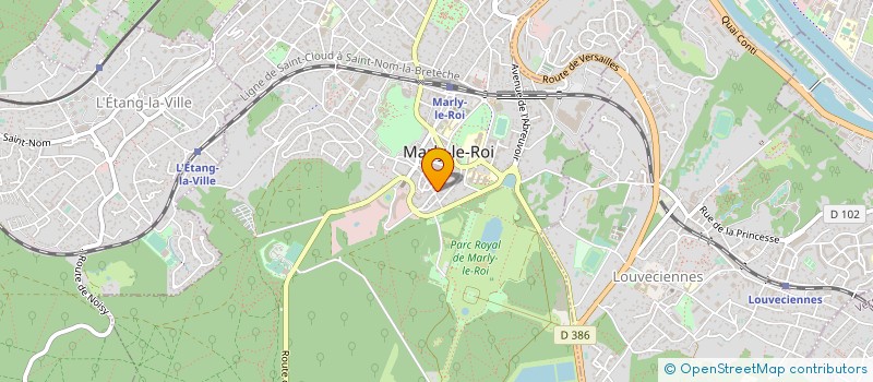 localisation de l'entreprise @RT ET AGENCEMENT à MARLY-LE-ROI
