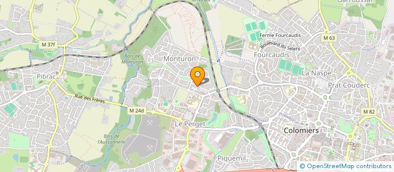 localisation de l'entreprise RT FERMETURES à COLOMIERS