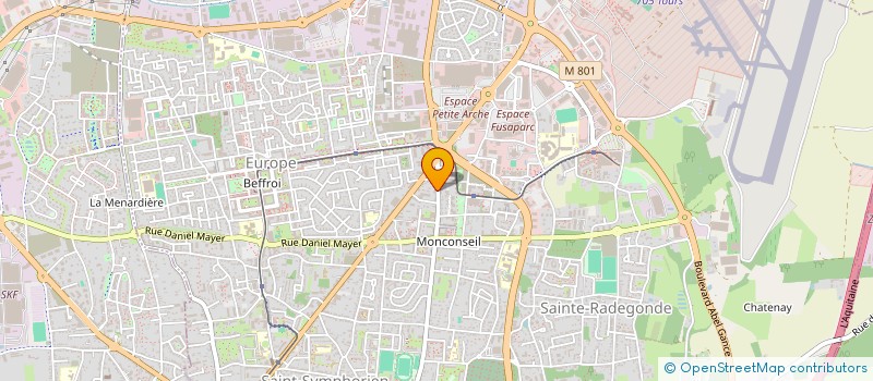 localisation de l'entreprise RT HOLDING  TOURS