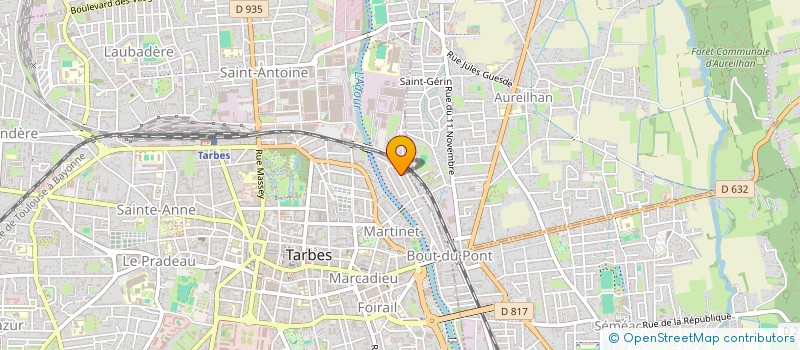 localisation de l'entreprise RT IMMO  TARBES