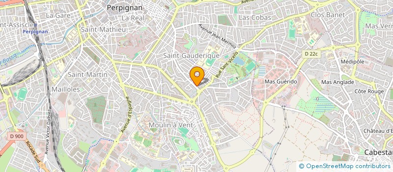 localisation de l'entreprise RT IMMO à PERPIGNAN