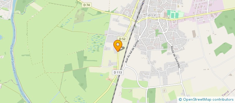 localisation de l'entreprise RT IMMO à TIERCE