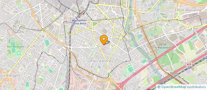 localisation de l'entreprise RT IMMO à MONTPELLIER