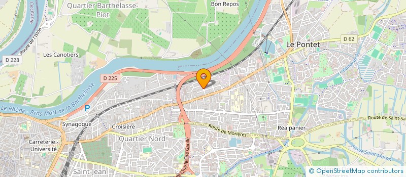 localisation de l'entreprise RT IMMOBILIER  LE PONTET