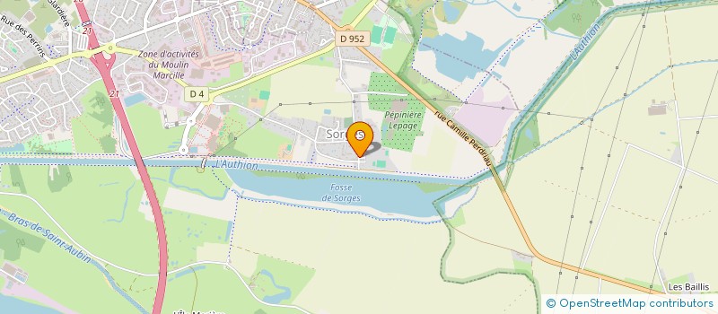 localisation de l'entreprise RT INVEST  SAINTE-GEMMES-SUR-LOIRE