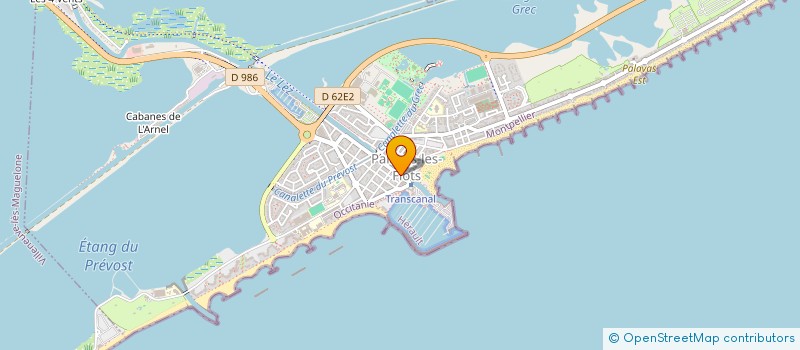 localisation de l'entreprise RT INVESTISSEMENT  BALARUC-LE-VIEUX