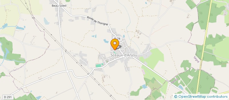 localisation de l'entreprise RT MAITRISE  SCEAUX-D'ANJOU