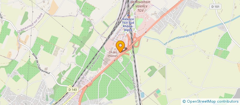 localisation de l'entreprise RT MANAGEMENT  SAINT-MARCEL-LES-VALENCE