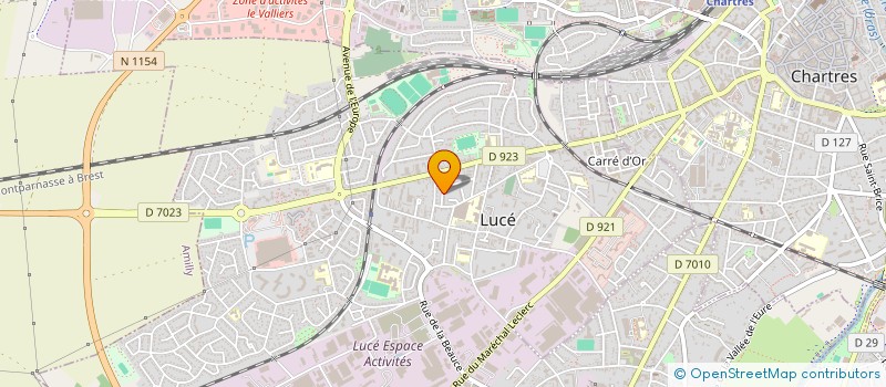 localisation de l'entreprise RT NETTOIE à LUCE