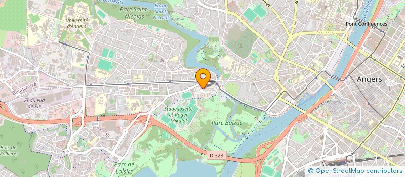 localisation de l'entreprise RT OUEST à ANGERS
