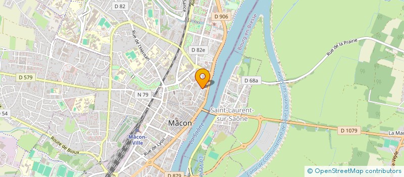 localisation de l'entreprise RT PLAQUISTE PEINTRE à MACON