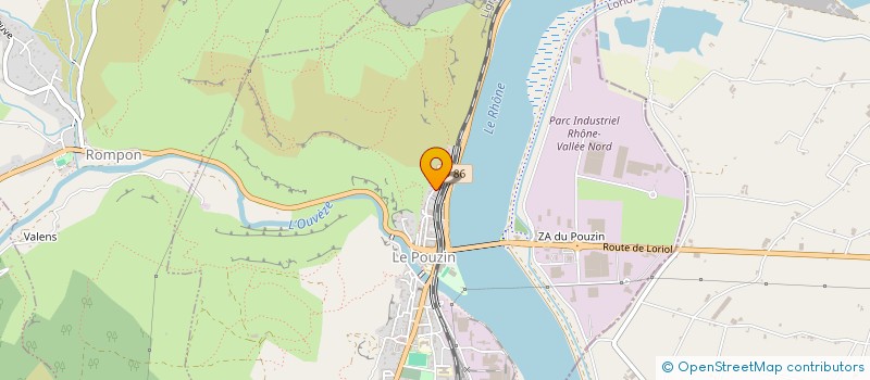 localisation de l'entreprise RT PLUS à LE POUZIN