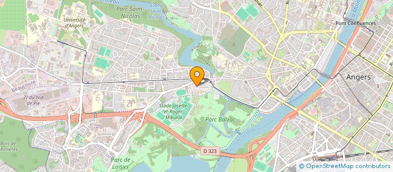 localisation de l'entreprise RT RENNES à ANGERS