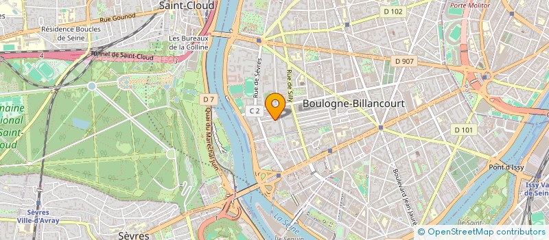 localisation de l'entreprise RT RENOVATION à BOULOGNE-BILLANCOURT