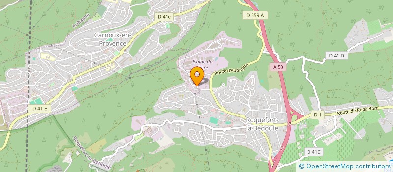 localisation de l'entreprise RT SERVICES  AUBAGNE