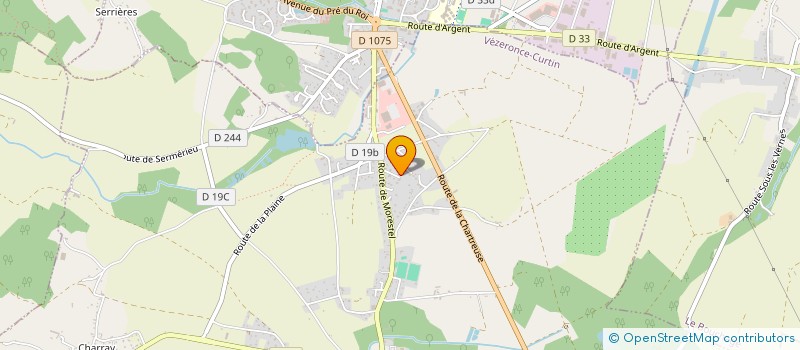 localisation de l'entreprise RT SYSTEM  VEZERONCE-CURTIN