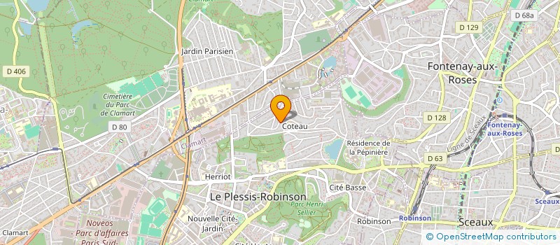 localisation de l'entreprise RT05  LE PLESSIS-ROBINSON