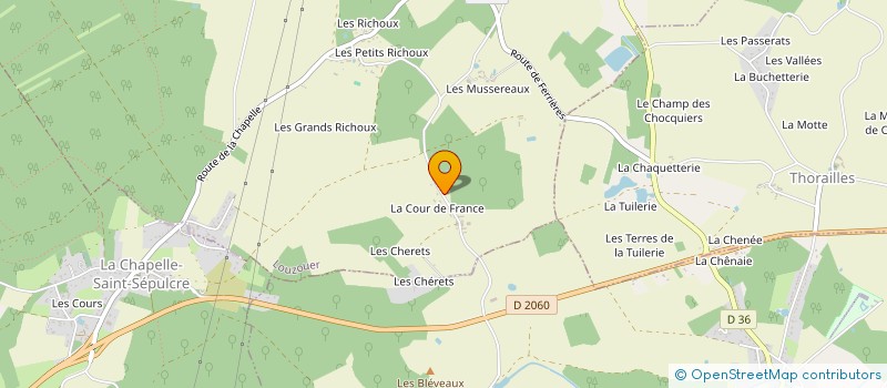 localisation de l'entreprise RT2C à LOUZOUER