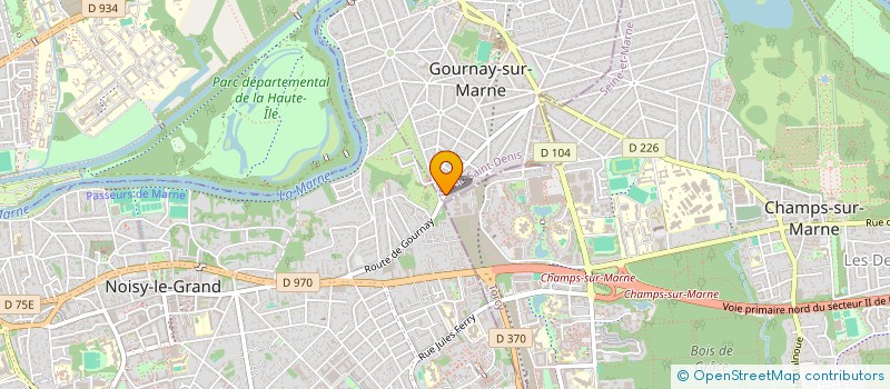 localisation de l'entreprise RTA CONSTRUCTIONS à GOURNAY-SUR-MARNE