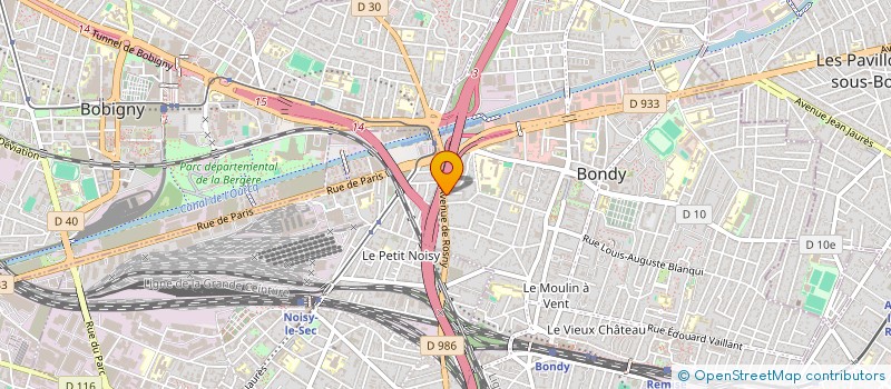 localisation de l'entreprise RTA EXOTIQUE à BONDY