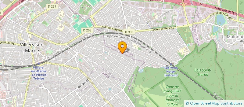 localisation de l'entreprise RTACBAT à VILLIERS-SUR-MARNE