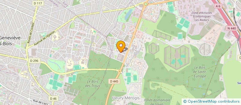 localisation de l'entreprise RTB  FLEURY-MEROGIS