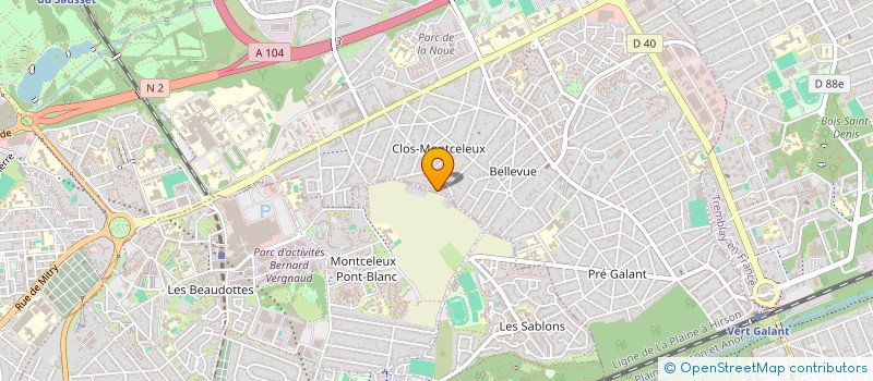 localisation de l'entreprise RTB à VILLEPINTE