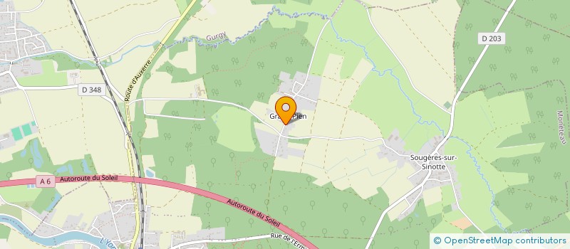 localisation de l'entreprise RTB DU PETIT PIEN à MONETEAU