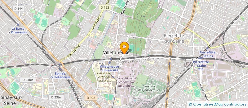 localisation de l'entreprise RTB RENOVATION TRANSFORMATION BATIMENT à VILLETANEUSE