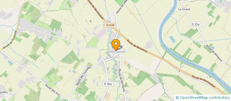 localisation de l'entreprise RTBP  VILLEMATIER