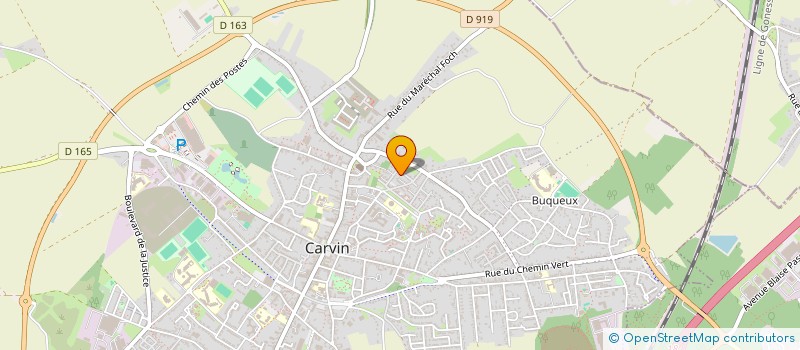 localisation de l'entreprise RTC à CARVIN