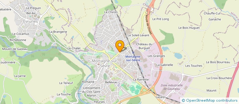 localisation de l'entreprise RTC 85 COURTIER EN TRAVAUX  MORTAGNE-SUR-SEVRE