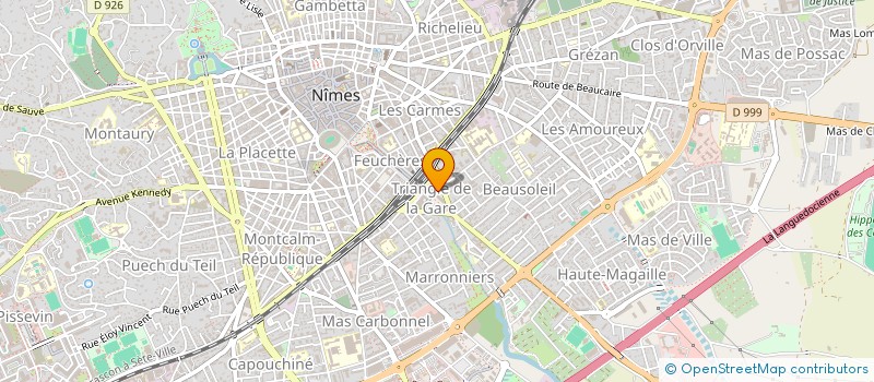 localisation de l'entreprise RTC  NIMES