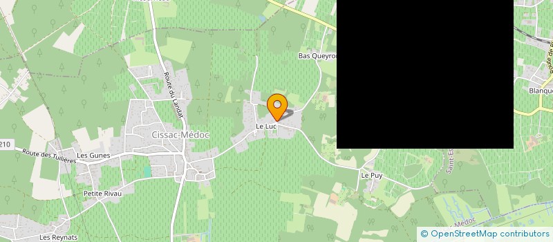 localisation de l'entreprise RTC  CISSAC-MEDOC